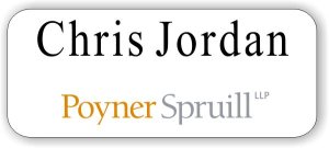 (image for) Poyner Spruill LLP White Badge