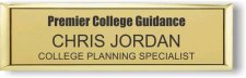 (image for) Premier College Guidance Gold Small Executive Badge