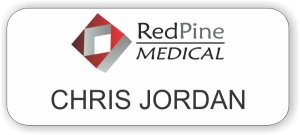 (image for) Red Pine Medical White Badge