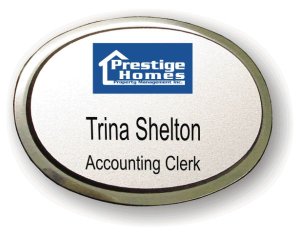 (image for) Prestige Homes Silver Oval Executive Badge