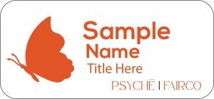 (image for) Professional Risk Management Services - Psyche | Fairco White Name Badge
