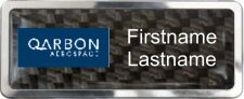 (image for) Qarbon Aerospace Prestige Polished Carbon Badge