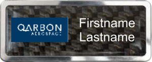 (image for) Qarbon Aerospace Prestige Polished Carbon Badge