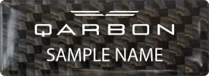 (image for) Qarbon Aerospace Carbon Fiber Badge