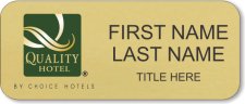 (image for) Quality Hotel Gold Badge - Stacked Name