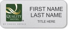 (image for) Quality Hotel Silver Badge - Stacked Name