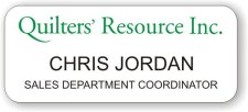 (image for) Quilters' Resource Inc. White Badge