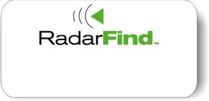 (image for) RadarFind Logo Only White Badge