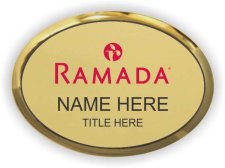 (image for) Ramada Logo B Gold Oval Executive Badge