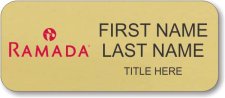 (image for) Ramada Logo B Gold Badge - Stacked Name