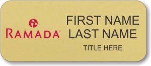 (image for) Ramada Logo B Gold Badge - Stacked Name