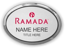 (image for) Ramada Logo B Silver Oval Executive Badge