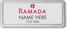 (image for) Ramada Logo B Silver Pebbled Frame Prestige Badge