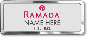 (image for) Ramada Logo B Silver Polished Frame Prestige Badge