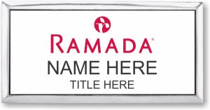 (image for) Ramada Logo B White Silver Executive Badge