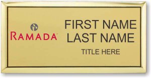 (image for) Ramada Logo C Gold Executive Badge - Stacked Name