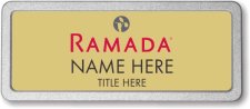 (image for) Ramada Logo C Gold Pebbled Frame Prestige Badge