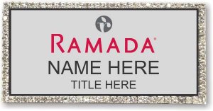 (image for) Ramada Logo C Silver Bling Badge