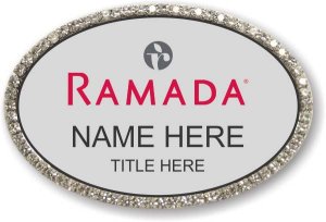 (image for) Ramada Logo C Oval Silver Bling Badge