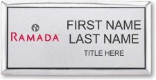 (image for) Ramada Logo C Silver Executive Badge - Stacked Name