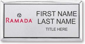 (image for) Ramada Logo C Silver Executive Badge - Stacked Name