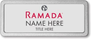 (image for) Ramada Logo C Silver Pebbled Frame Prestige Badge