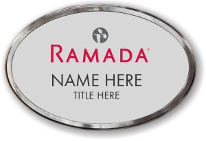 (image for) Ramada Logo C Oval Silver Polished Frame Prestige Badge