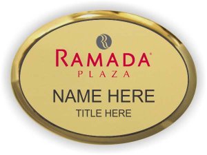 (image for) Ramada Logo E Gold Oval Executive Badge