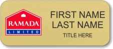 (image for) Ramada Logo F Gold Badge - Stacked Name
