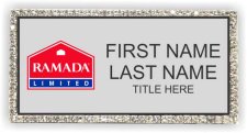 (image for) Ramada Logo F Silver Bling Badge - Stacked Name