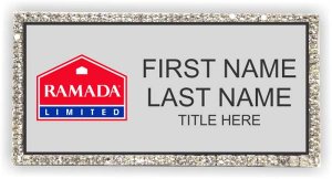 (image for) Ramada Logo F Silver Bling Badge - Stacked Name