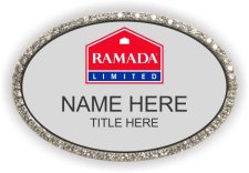(image for) Ramada Logo F Oval Silver Bling Badge