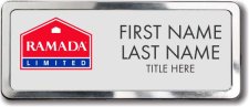 (image for) Ramada Logo F Silver Polished Frame Prestige Badge - Stacked Name