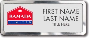 (image for) Ramada Logo F Silver Polished Frame Prestige Badge - Stacked Name