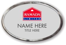 (image for) Ramada Logo F Oval Silver Polished Frame Prestige Badge