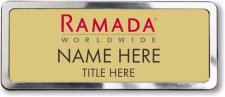 (image for) Ramada Logo G Gold Polished Frame Prestige Badge