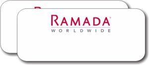 (image for) Ramada Logo G Pack of 25 White Logo Only Badges