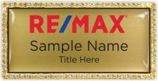 (image for) Remax Gold Bling Badge