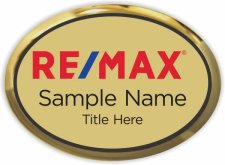 (image for) Remax Gold Oval Executive Badge