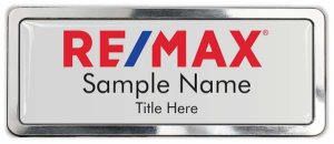 (image for) Remax Silver Badge in Polished Prestige Frame