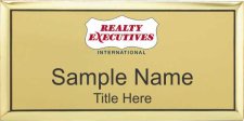 (image for) Realty Executives Color Logo - Executive Gold Badge