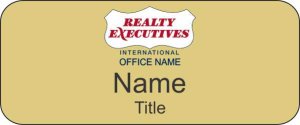(image for) Realty Executives Color DBA Logo - Gold Badge