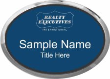 (image for) Realty Executives Platinum Logo - Executive Oval Silver Badge