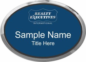 (image for) Realty Executives Platinum Logo - Executive Oval Silver Badge