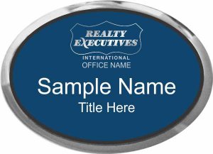 (image for) Realty Executives Platinum DBA Logo - Executive Oval Silver Badge