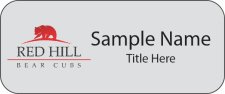 (image for) Red Hill - Eagle County School District Standard Silver Name Badge