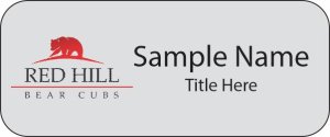 (image for) Red Hill - Eagle County School District Standard Silver Name Badge