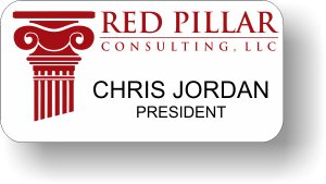 (image for) Red Pillar Consulting White Badge