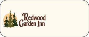 (image for) Redwood Garden Inn Logo Only Beige badge