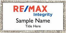 (image for) ReMax Integrity Bling Silver Other Badge